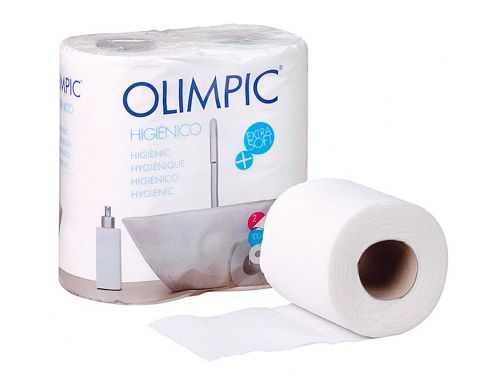 Papel higienico olimpic 2 folhas pack 4 rolos , Olympic , 18815 , 8410304875907